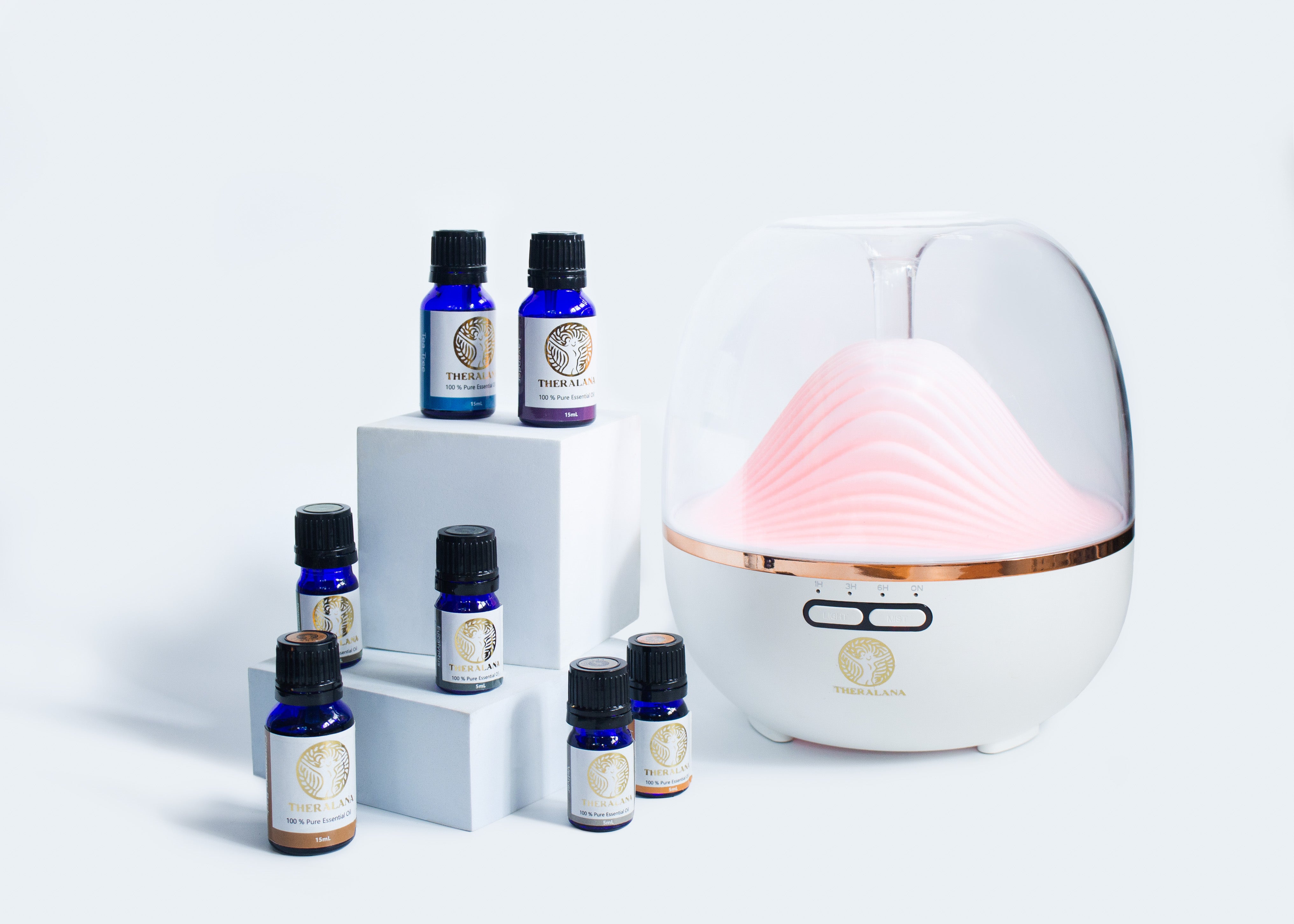 Theralana Sierra Ultrasonic Diffuser with 7 oils set